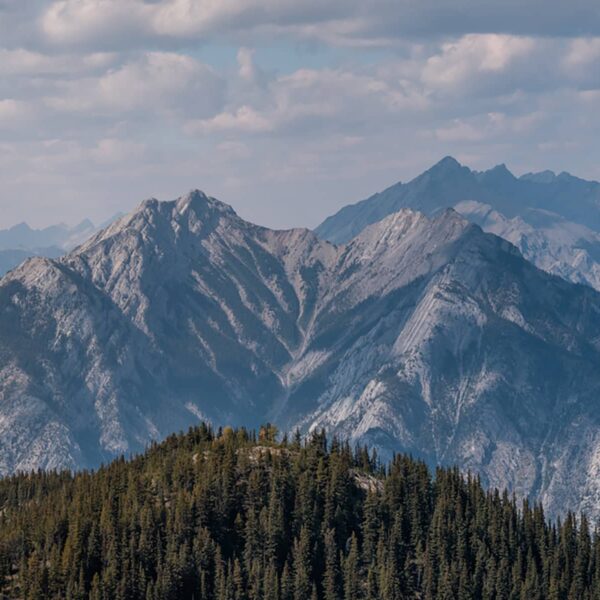 View of mount Norquay from the Banff gondola.